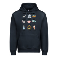 Navy god says i am Urban Hoodie - MaliasSmallBusiness