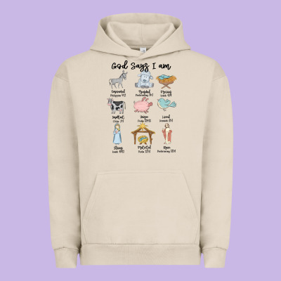 Urban Hoodie god says i am
