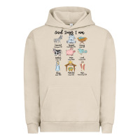 Pigment French Oak god says i am Urban Hoodie - MaliasSmallBusiness