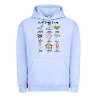 Pigment Grape Ice god says i am Urban Hoodie - MaliasSmallBusiness