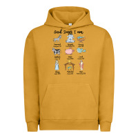 Pigment Peanut Butter god says i am Urban Hoodie - MaliasSmallBusiness