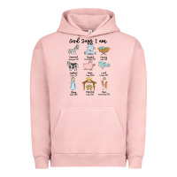 Pigment Salmon god says i am Urban Hoodie - MaliasSmallBusiness