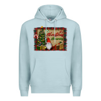 Blue Mist It's Christmas Gnomes Premium Hoodie - RanaPortraitStore