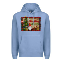 Colony Blue It's Christmas Gnomes Premium Hoodie - RanaPortraitStore