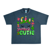 Midnight Navy shamrock cutie artiststas Urban Heavy Tee - Artiststas