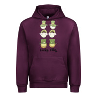 Mauve Wine lucky vibes Urban Hoodie - MaliasSmallBusiness