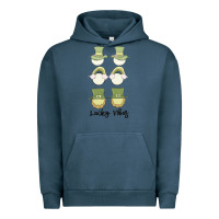 Pigment Midnight Navy lucky vibes Urban Hoodie - MaliasSmallBusiness