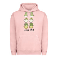 Pigment Salmon lucky vibes Urban Hoodie - MaliasSmallBusiness