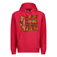 Cardinal steppin into black history Premium Hoodie - Zillion Design Studio