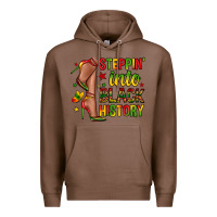 Chestnut steppin into black history Premium Hoodie - Zillion Design Studio