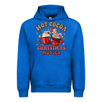 Cobalt hot cocoa and christmas movies Urban Hoodie - MaliasSmallBusiness