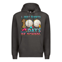 Smoke i just served 100 days of school volleyball Premium Hoodie - Zillion Design Studio