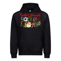 Black santas favorite soccer player Urban Hoodie - MaliasSmallBusiness