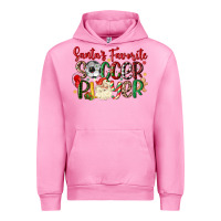 Fuchsia Pink santas favorite soccer player Urban Hoodie - MaliasSmallBusiness