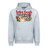 Heather Grey santas favorite soccer player Urban Hoodie - MaliasSmallBusiness