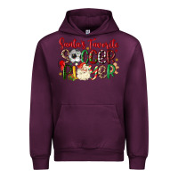 Mauve Wine santas favorite soccer player Urban Hoodie - MaliasSmallBusiness