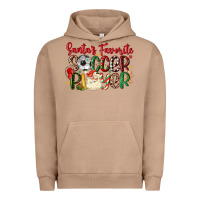 Pigment Burro santas favorite soccer player Urban Hoodie - MaliasSmallBusiness