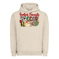 Pigment French Oak santas favorite soccer player Urban Hoodie - MaliasSmallBusiness