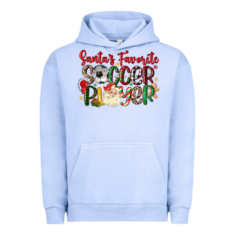 Santas Favorite Soccer Player Urban Hoodie by MaliasSmallBusiness | Teevron