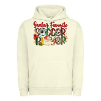 Pigment Pistachio santas favorite soccer player Urban Hoodie - MaliasSmallBusiness