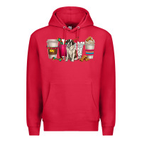 Cardinal st. bernard dog coffee cups Premium Hoodie - texasbilliewilder