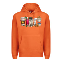 Carrot st. bernard dog coffee cups Premium Hoodie - texasbilliewilder