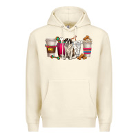 Sandshell st. bernard dog coffee cups Premium Hoodie - texasbilliewilder