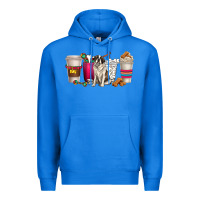 True Royal st. bernard dog coffee cups Premium Hoodie - texasbilliewilder