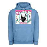 Pigment Pebble Blue some days i rock it Urban Hoodie - MaliasSmallBusiness