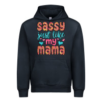 Navy sassy just like my mama Urban Hoodie - MaliasSmallBusiness