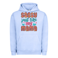 Pigment Grape Ice sassy just like my mama Urban Hoodie - MaliasSmallBusiness