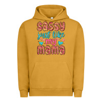 Pigment Peanut Butter sassy just like my mama Urban Hoodie - MaliasSmallBusiness