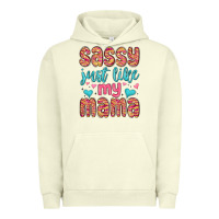 Pigment Pistachio sassy just like my mama Urban Hoodie - MaliasSmallBusiness