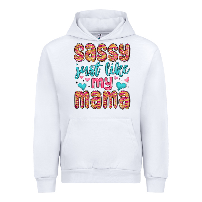 Sassy Just Like My Mama Urban Hoodie by MaliasSmallBusiness | Teevron