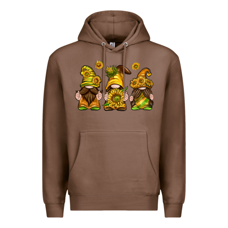 Sunflower Gnomies Premium Hoodie by texasbilliewilder | Teevron