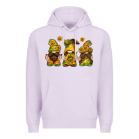 Lilac sunflower gnomies Premium Hoodie - texasbilliewilder