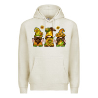 Oatmeal Heather sunflower gnomies Premium Hoodie - texasbilliewilder