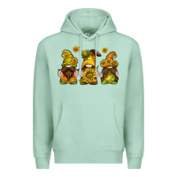 Seafoam sunflower gnomies Premium Hoodie - texasbilliewilder