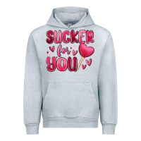 Heather Grey sucker for you Urban Hoodie - MaliasSmallBusiness