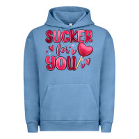 Pigment Pebble Blue sucker for you Urban Hoodie - MaliasSmallBusiness