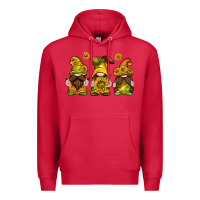 Cardinal sunflower gnomies Premium Hoodie - texasbilliewilder