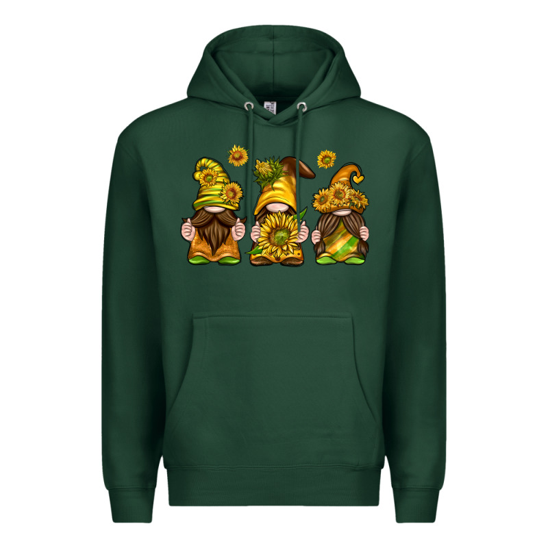 Sunflower Gnomies Premium Hoodie by texasbilliewilder | Teevron