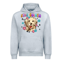 Heather Grey stay golden Urban Hoodie - MaliasSmallBusiness