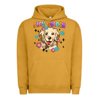 Pigment Peanut Butter stay golden Urban Hoodie - MaliasSmallBusiness