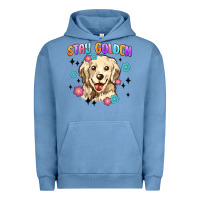Pigment Pebble Blue stay golden Urban Hoodie - MaliasSmallBusiness