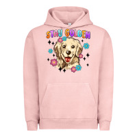Pigment Salmon stay golden Urban Hoodie - MaliasSmallBusiness