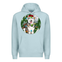 Blue Mist husky and farm ornament Premium Hoodie - RanaPortraitStore