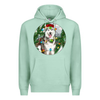 Seafoam husky and farm ornament Premium Hoodie - RanaPortraitStore