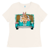 Bone easter bunny truck Ladies Tee - Artiststas