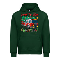 Forest Green sound the alarm its christmas fire truck Urban Hoodie - MaliasSmallBusiness